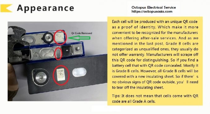 LiFePo4 Are They Grade A Or Grade B Cells. (How To Tell The Difference ...